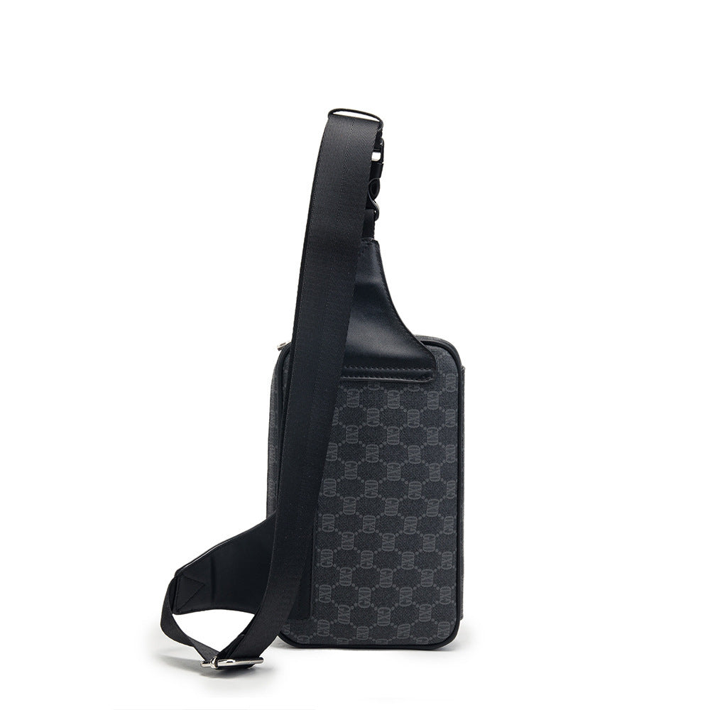 2023 Men's Retro Letter Print Crossbody Waist Bag