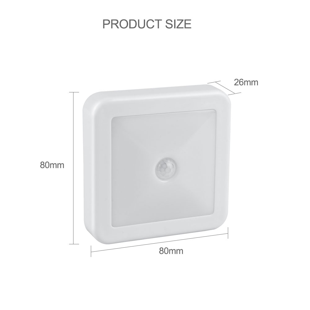6 LED Smart Motion Sensor Night Light for Cabinets