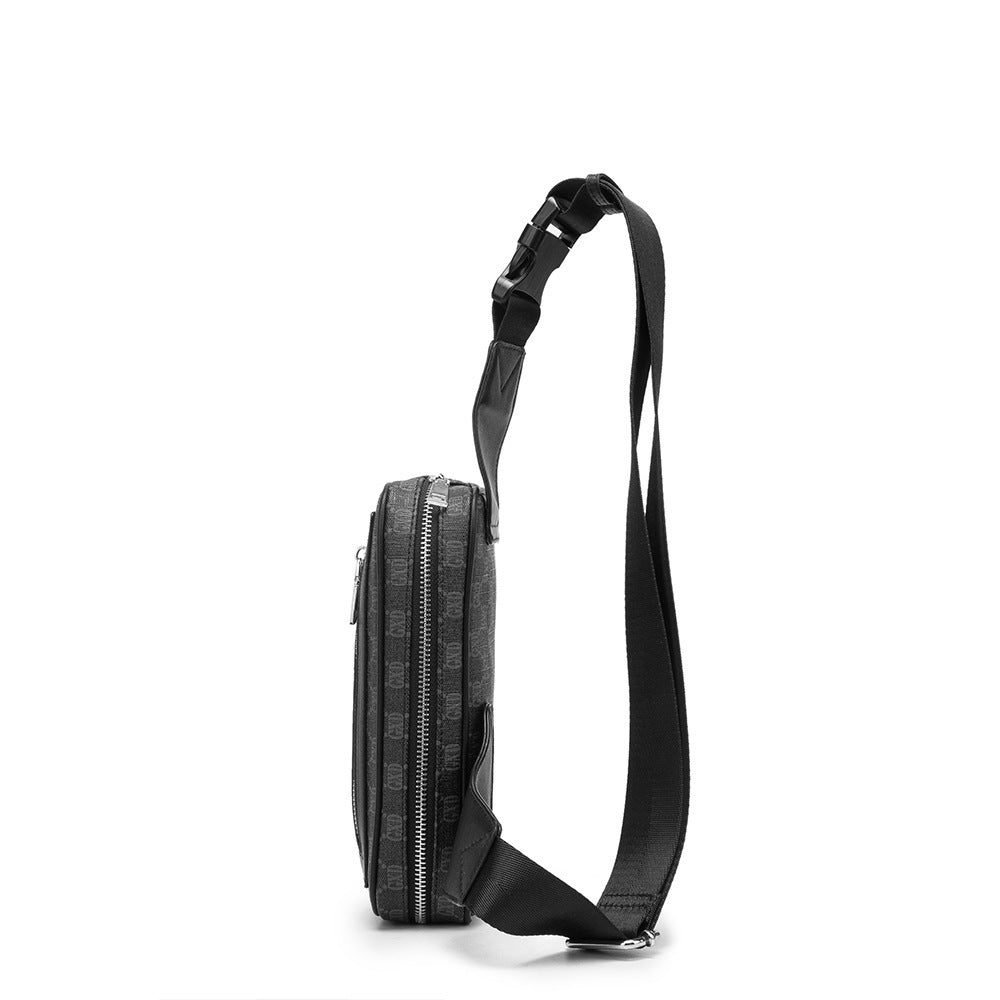 2023 Men's Retro Letter Print Crossbody Waist Bag