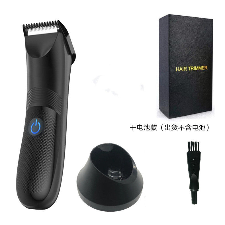 Electric Body Hair Trimmer for Men with Washable Head