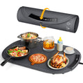 Furnovo Electric Food Warming Mat Silicone with 8 Heat Settings (Dark Gray)