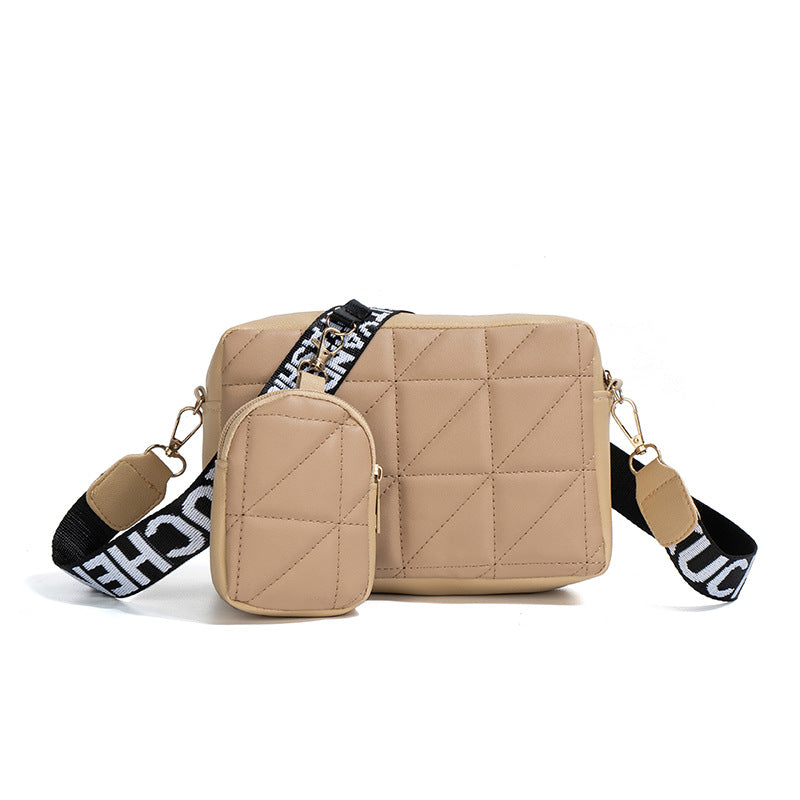 Chic 2-Piece Set: Stylish Large Capacity Shoulder Bag