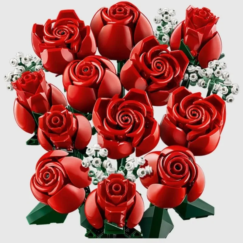 Rose Bouquet Building Blocks