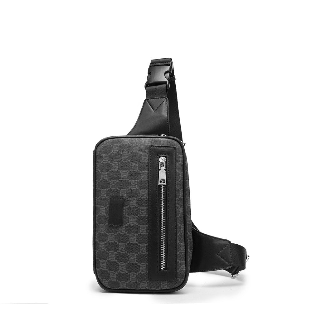 2023 Men's Retro Letter Print Crossbody Waist Bag