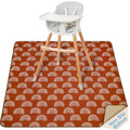 Opgroeie Baby Splat Mat for Under high Chair Water Resistant & Anti-Slip Spill Mat Reusable Splash Mat for Kids Floors or Tables Playtime Mat and Table Cloth 51 * 51"