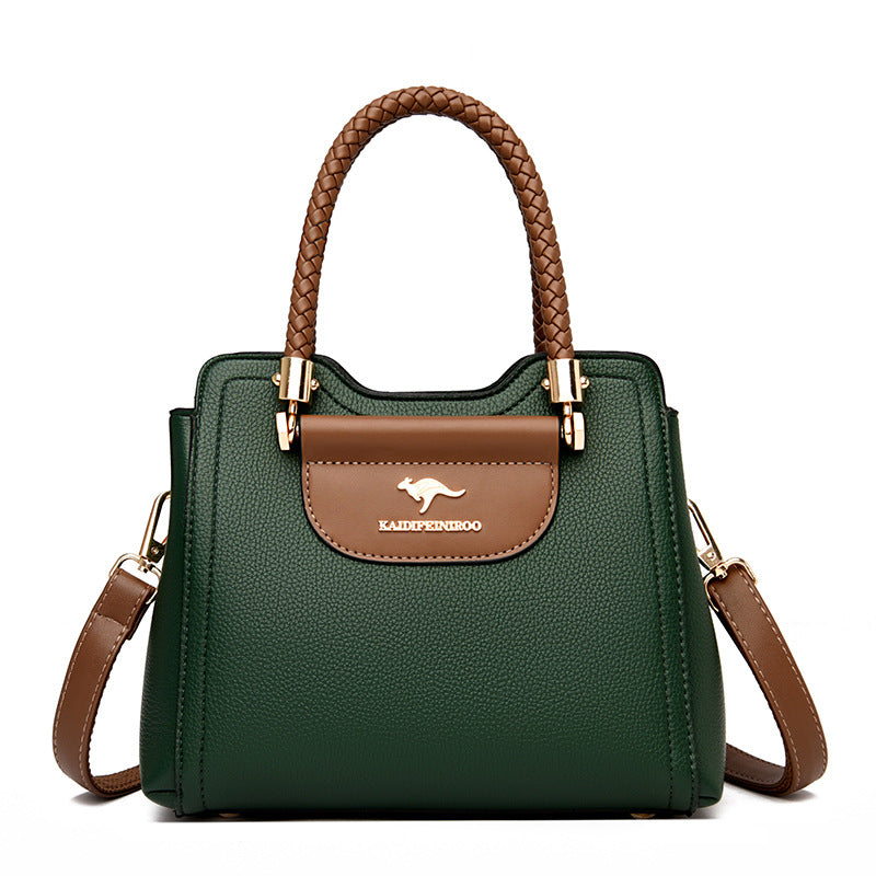 Stylish Color-Block Women's Shoulder Bag 2021
