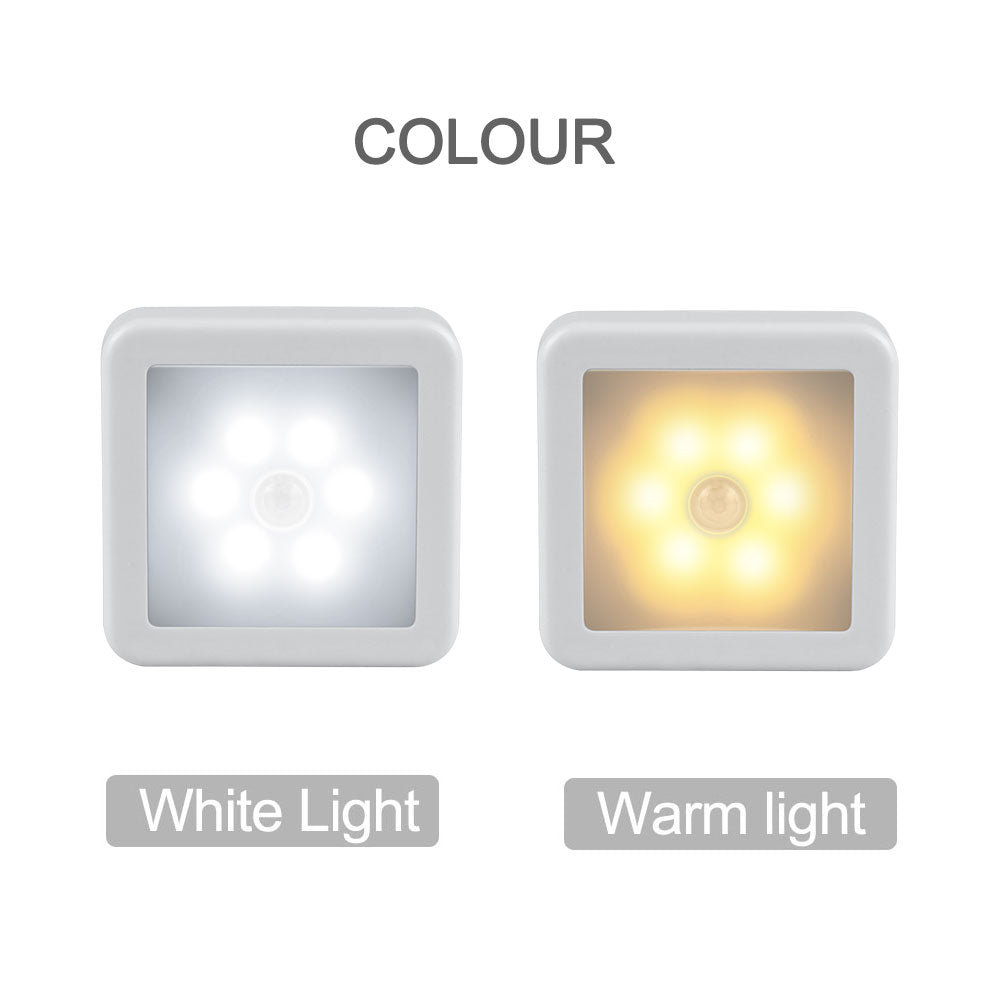 6 LED Smart Motion Sensor Night Light for Cabinets