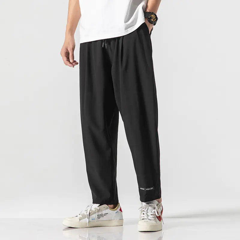 Japanese Large Size Thin Stretch Sports Capris
