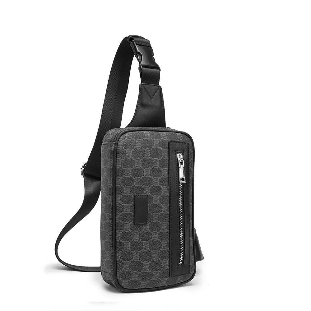2023 Men's Retro Letter Print Crossbody Waist Bag