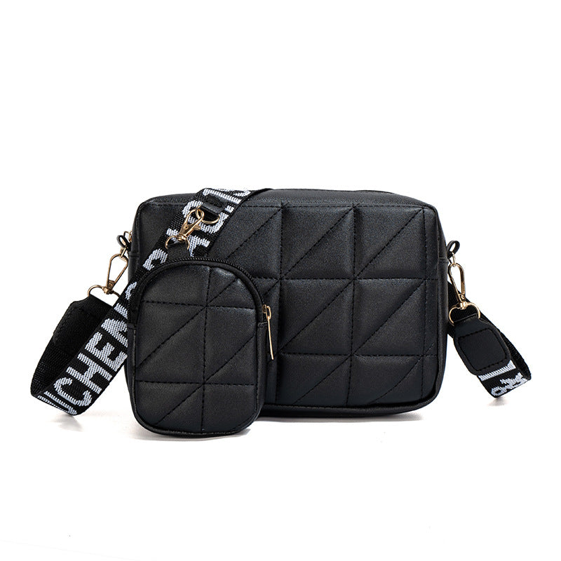 Chic 2-Piece Set: Stylish Large Capacity Shoulder Bag