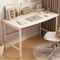 XUEGW Small Computer Desk Simple Style Office Desk Study Work Table for Home Bedroom Writing Desk White