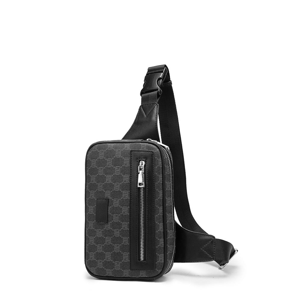 2023 Men's Retro Letter Print Crossbody Waist Bag