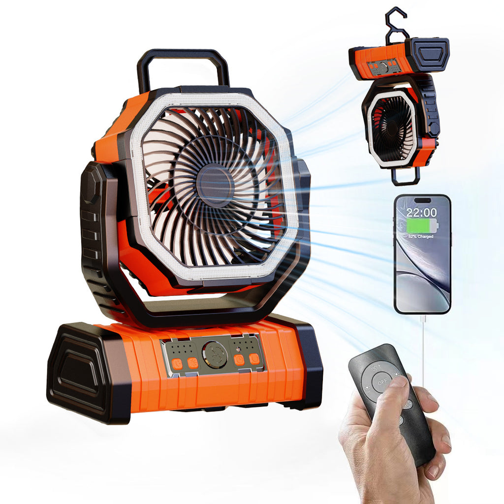 Portable Outdoor Camping Fan with Long Battery Life