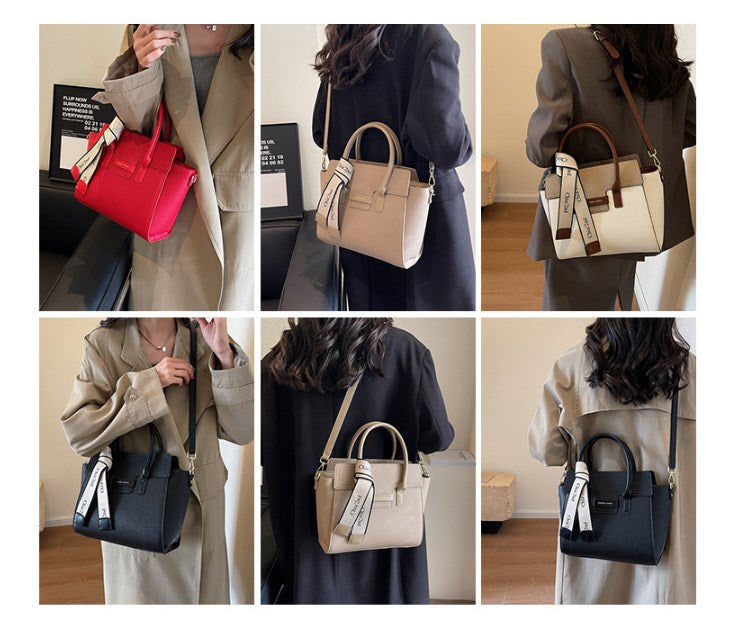 2017 Fashion Color Block Wing Tote Bag for Women