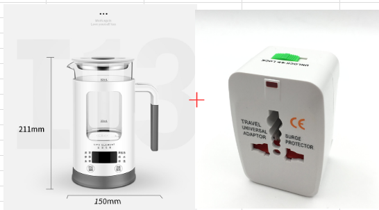 Health Pot Electric Tea Maker and Water Boiler