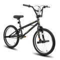 HH HILAND 20 inch Freestyle Kids BMX Bike Beginner-Level to Advanced Riders with 360 Degree Gyro & 4 Pegs Kids Bicycles for Boys Girls White
