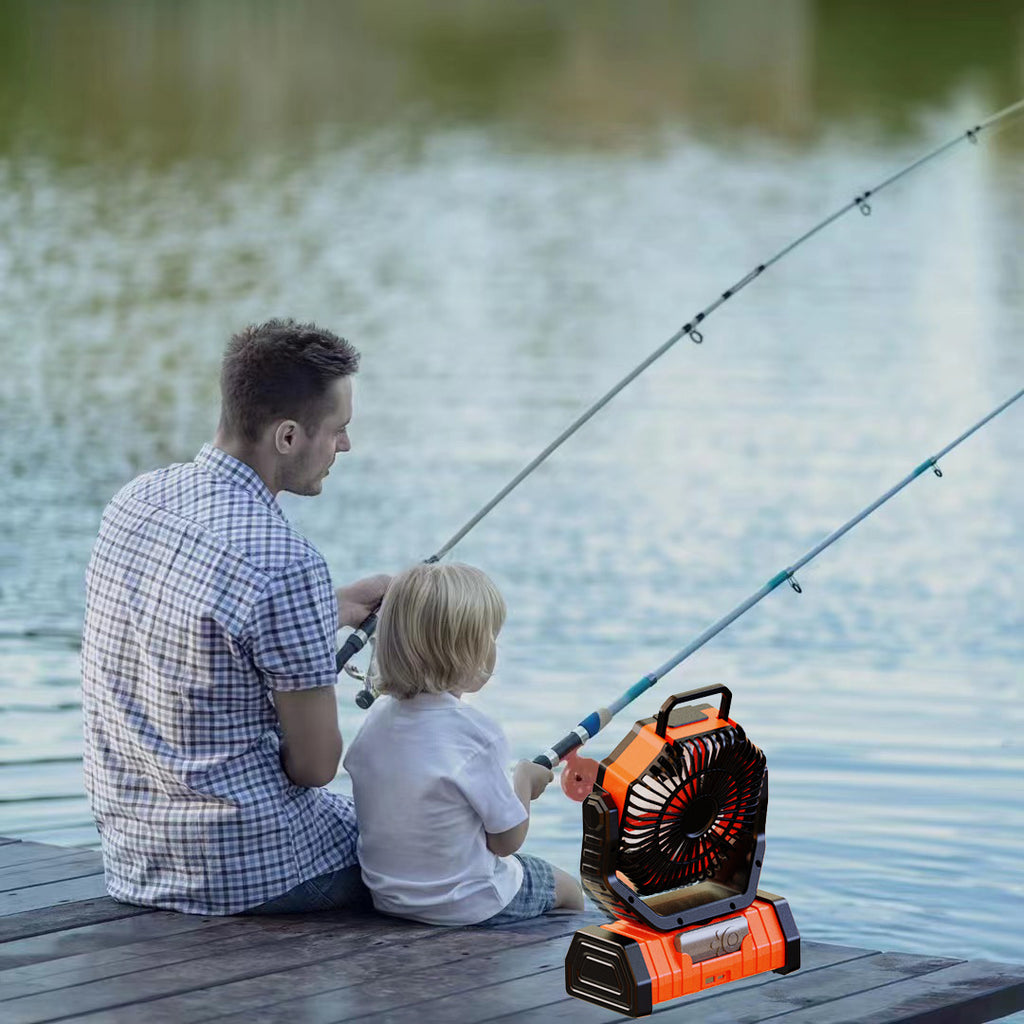 Portable Outdoor Camping Fan with Long Battery Life