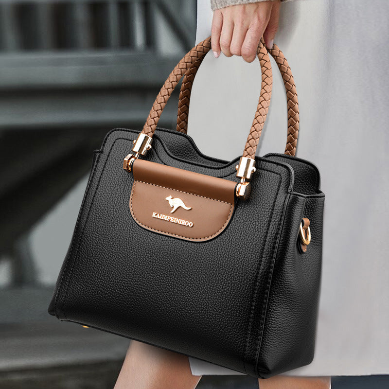 Stylish Color-Block Women's Shoulder Bag 2021