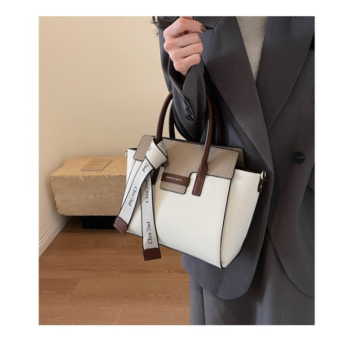 2017 Fashion Color Block Wing Tote Bag for Women