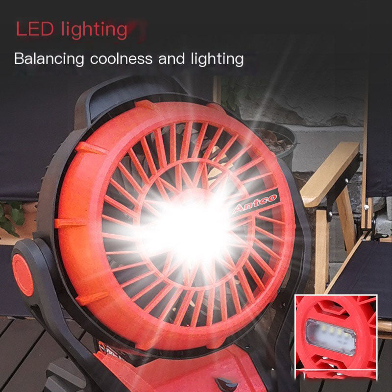 Portable Rechargeable Lithium Battery Fan for Outdoor Use